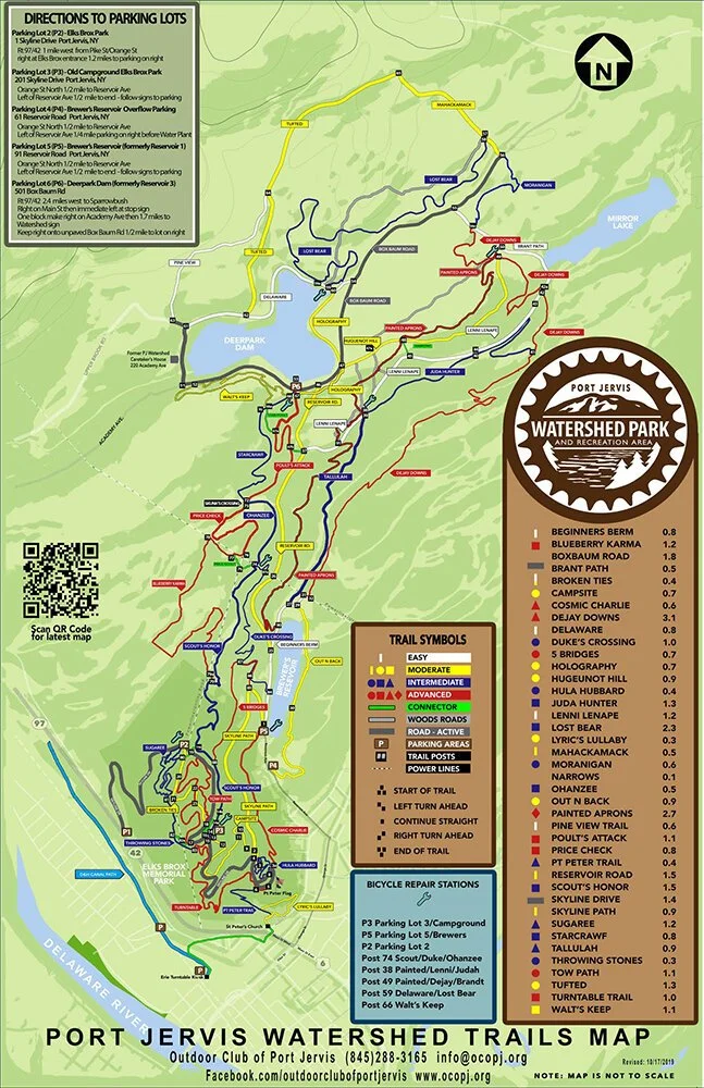 Trail Map — Outdoor Club of Port Jervis