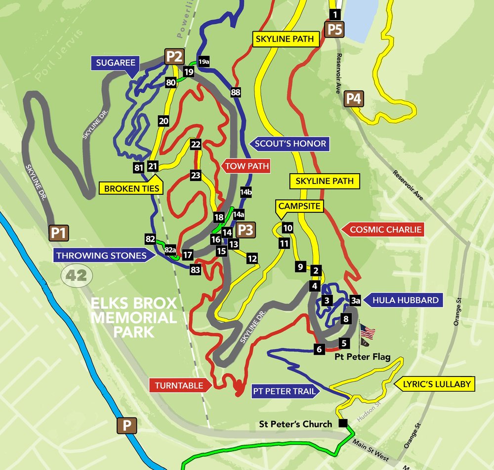 Trail Map — Outdoor Club of Port Jervis