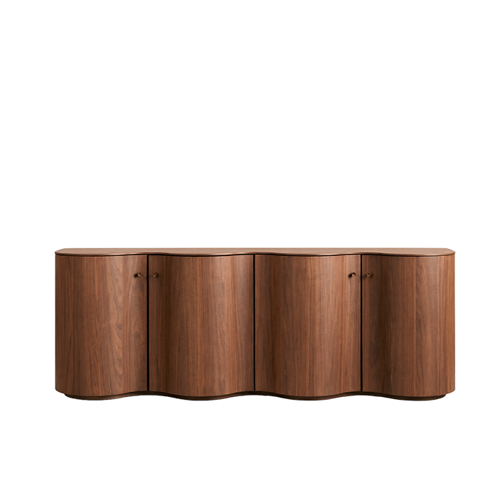 Wavy Walnut Four-Door Sideboard.png