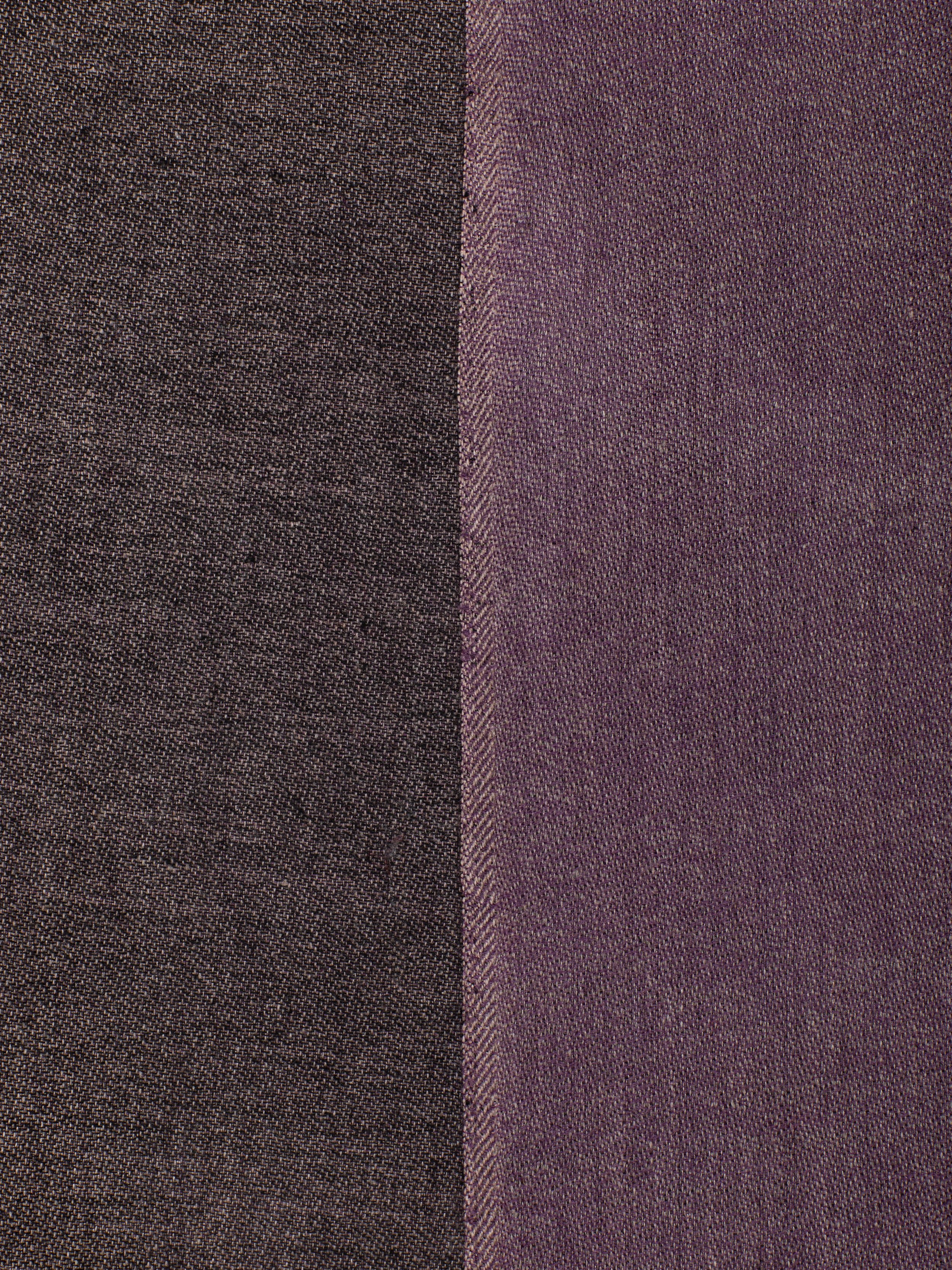 Écharpes pashmina réversibles Noir-Violet