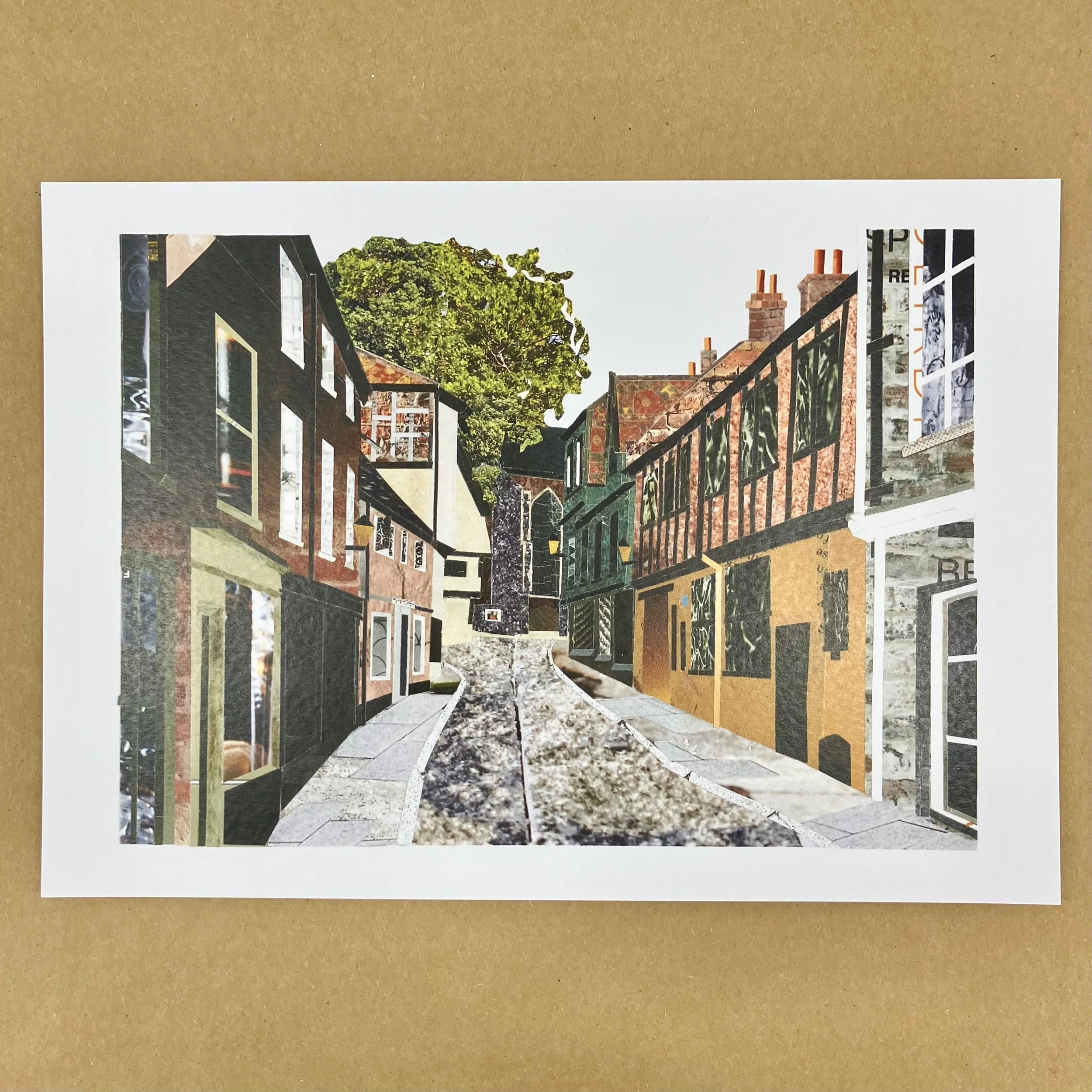 Elm Hill, Norwich Print