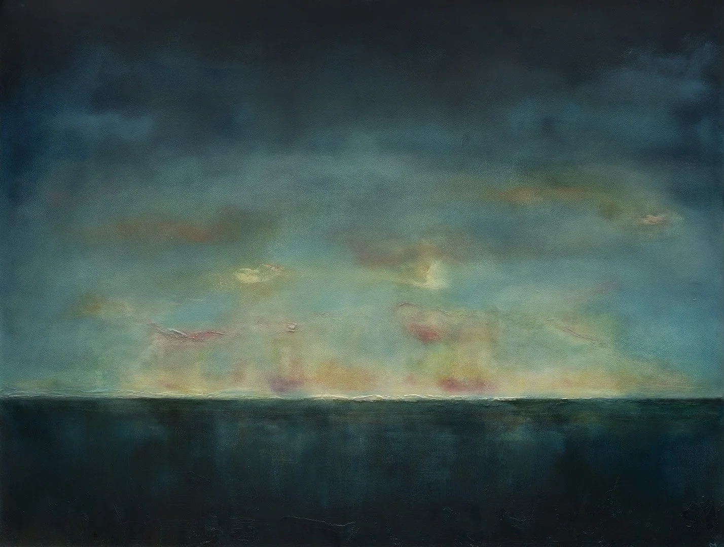 Abstract Horizon, Colourful Clouds