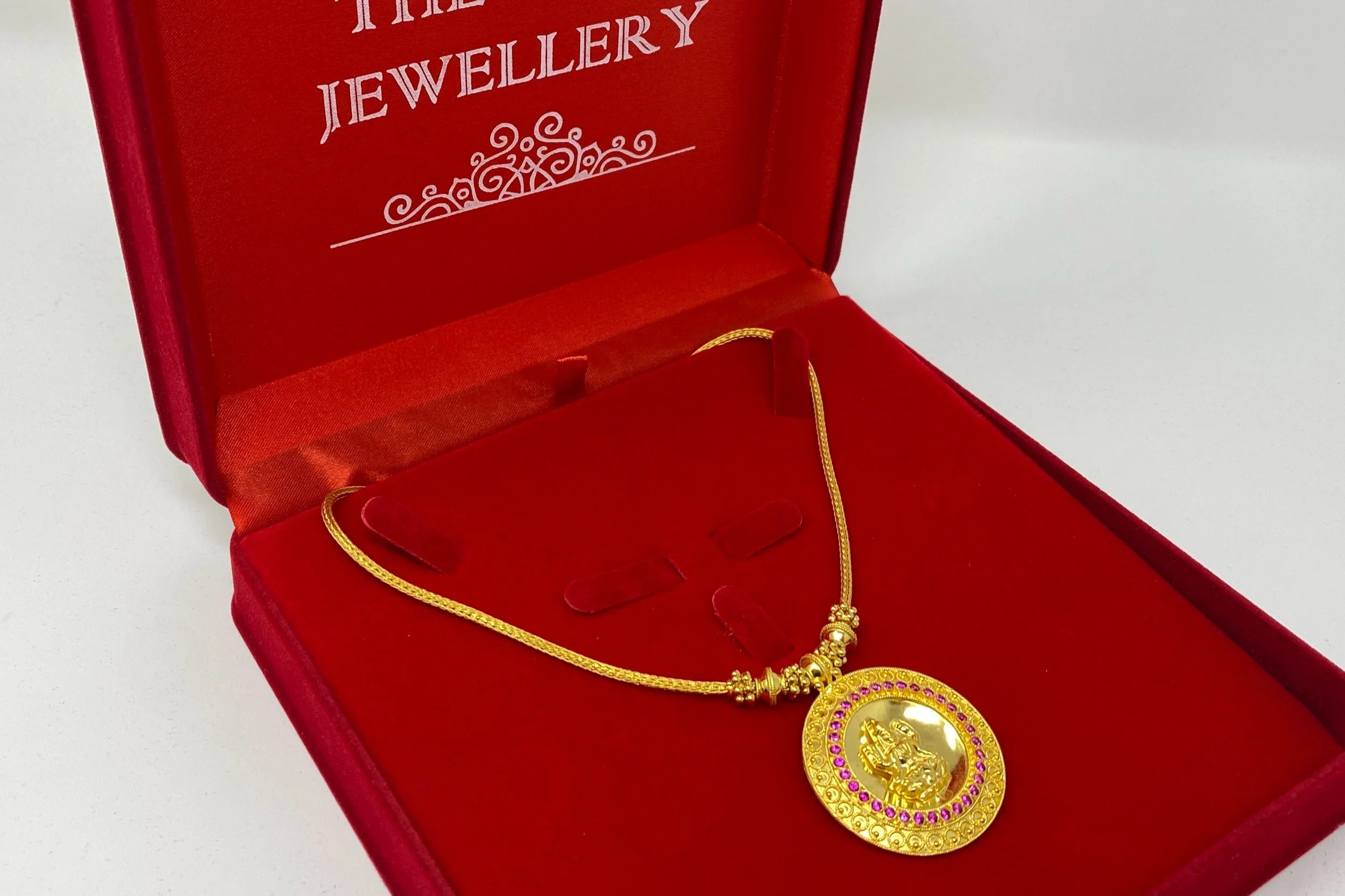 Gold Lakshmi Necklace