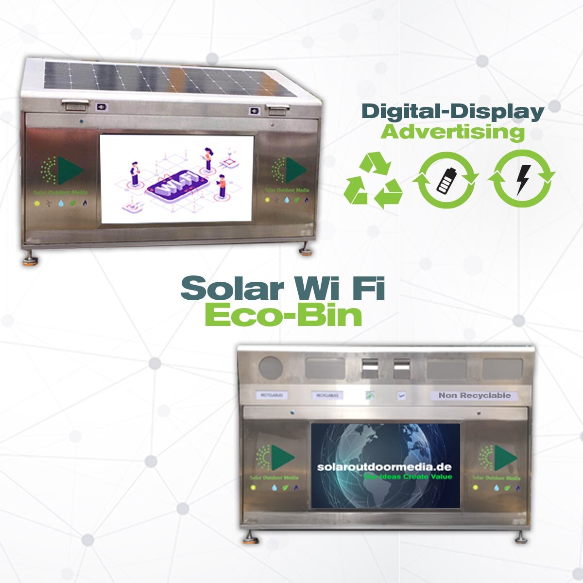 Smart City Solar Bin - ecoVRS