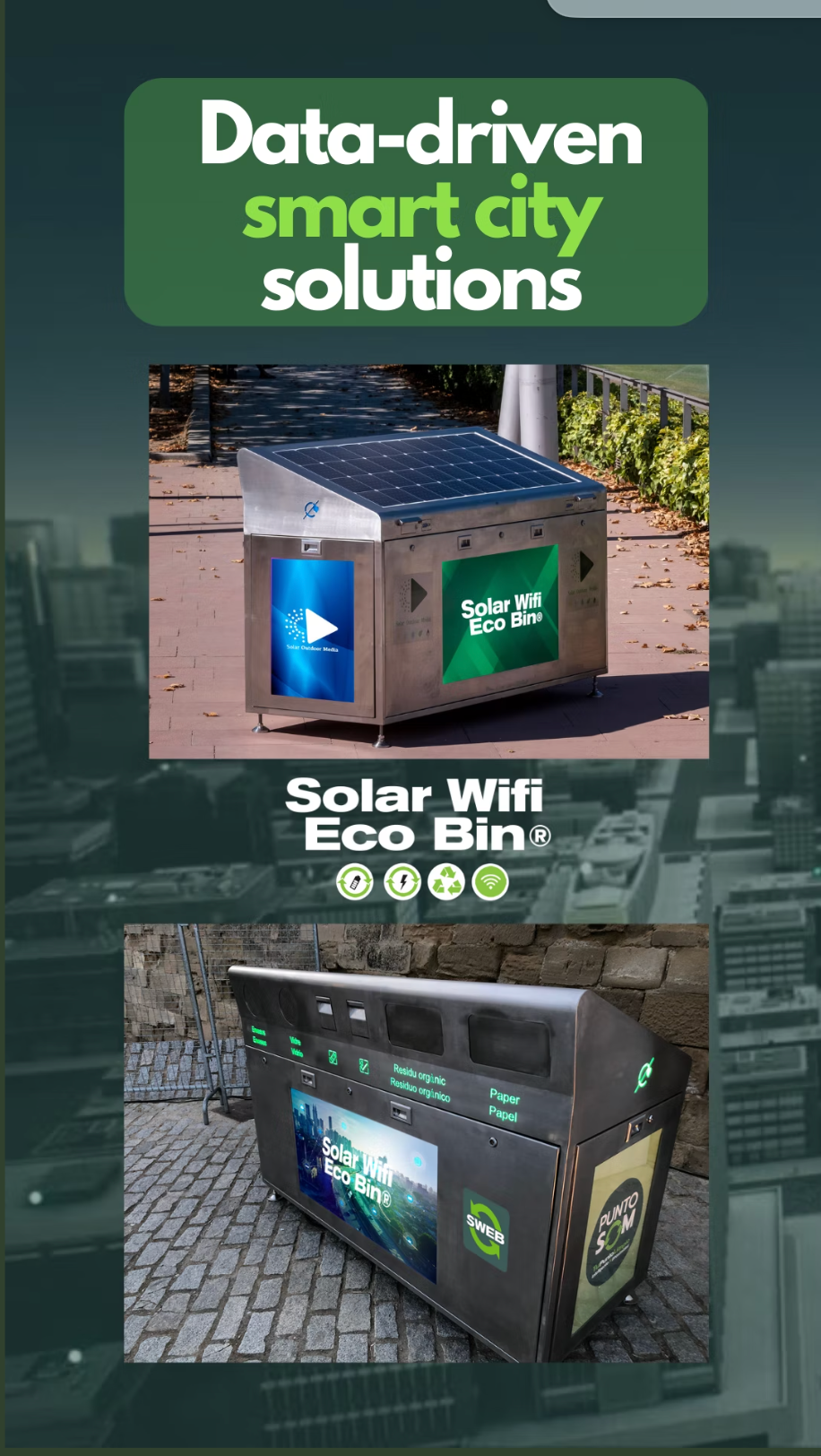 Smart Recycling Bins - An innovative solution for waste collection — Solar  Outdoor Media