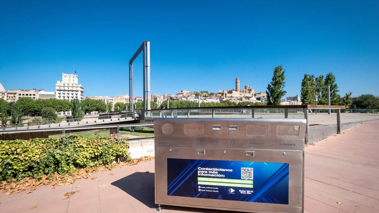 Solar Wifi Eco Bin® product film