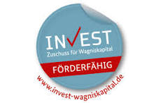 INVEST badge — recognised as eligible under Germany's federal INVEST grant programme, administered by BAFA (Zuschuss für Wagniskapital, Förderfähig).