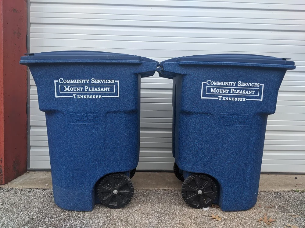 Trash Bins — Mount Pleasant Tennessee
