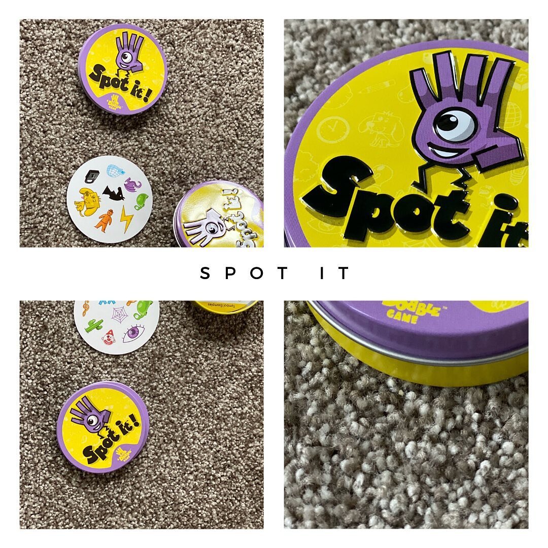 10/10 - this game is awesome. Game cupboard must. Split the cards equally between all players. Each round everyone plays one card. Players stare at the cards until they see the matching items. Whoever sees the match first, wins that round and takes t