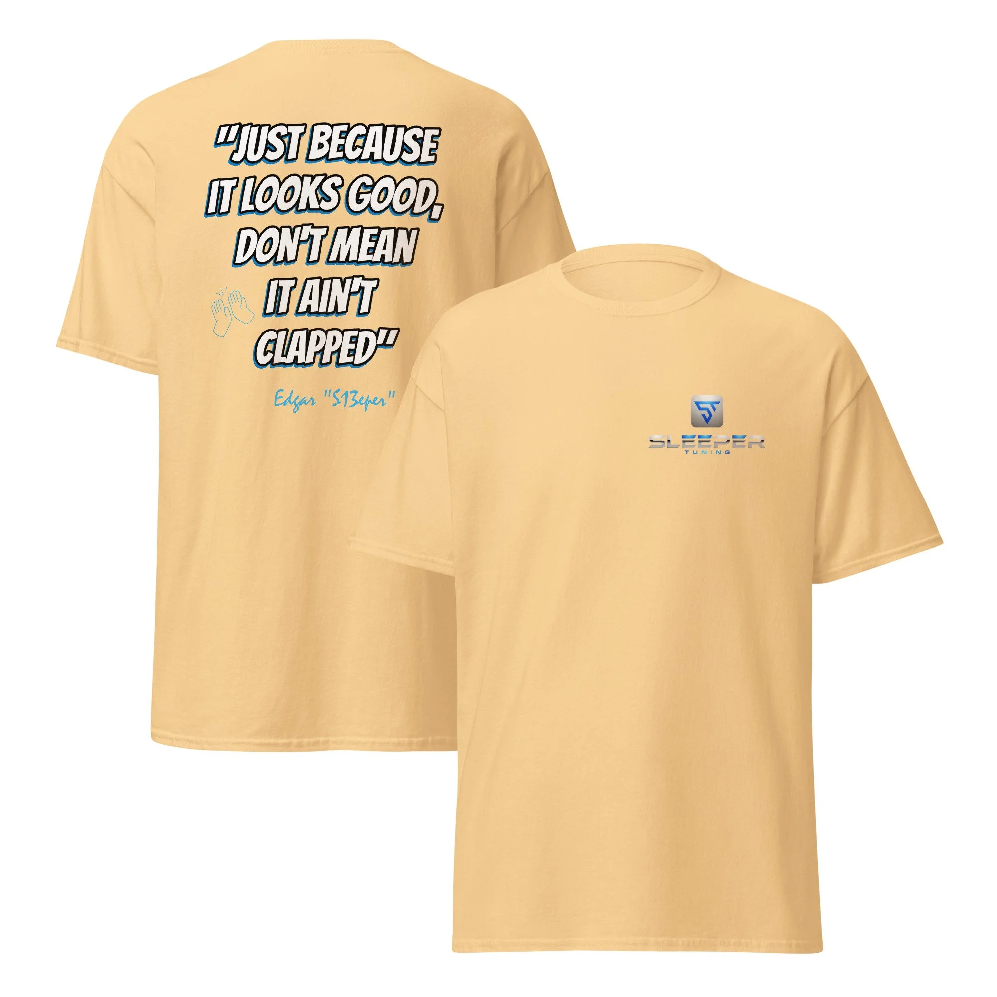 unisex-classic-tee-yellow-haze-front-and-back-68642df2aca2a.jpg
