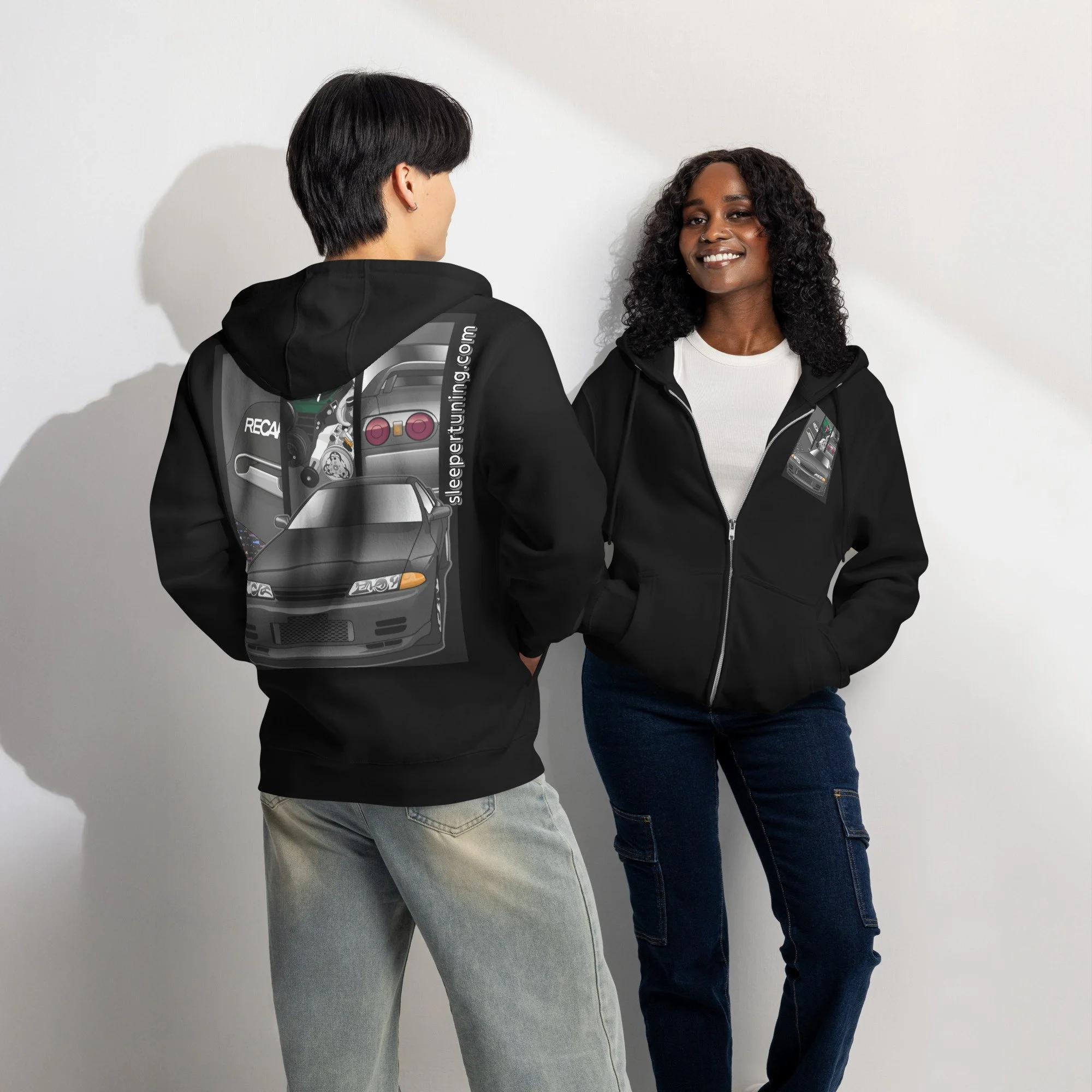 Brent's GT-R  zip up hoodie