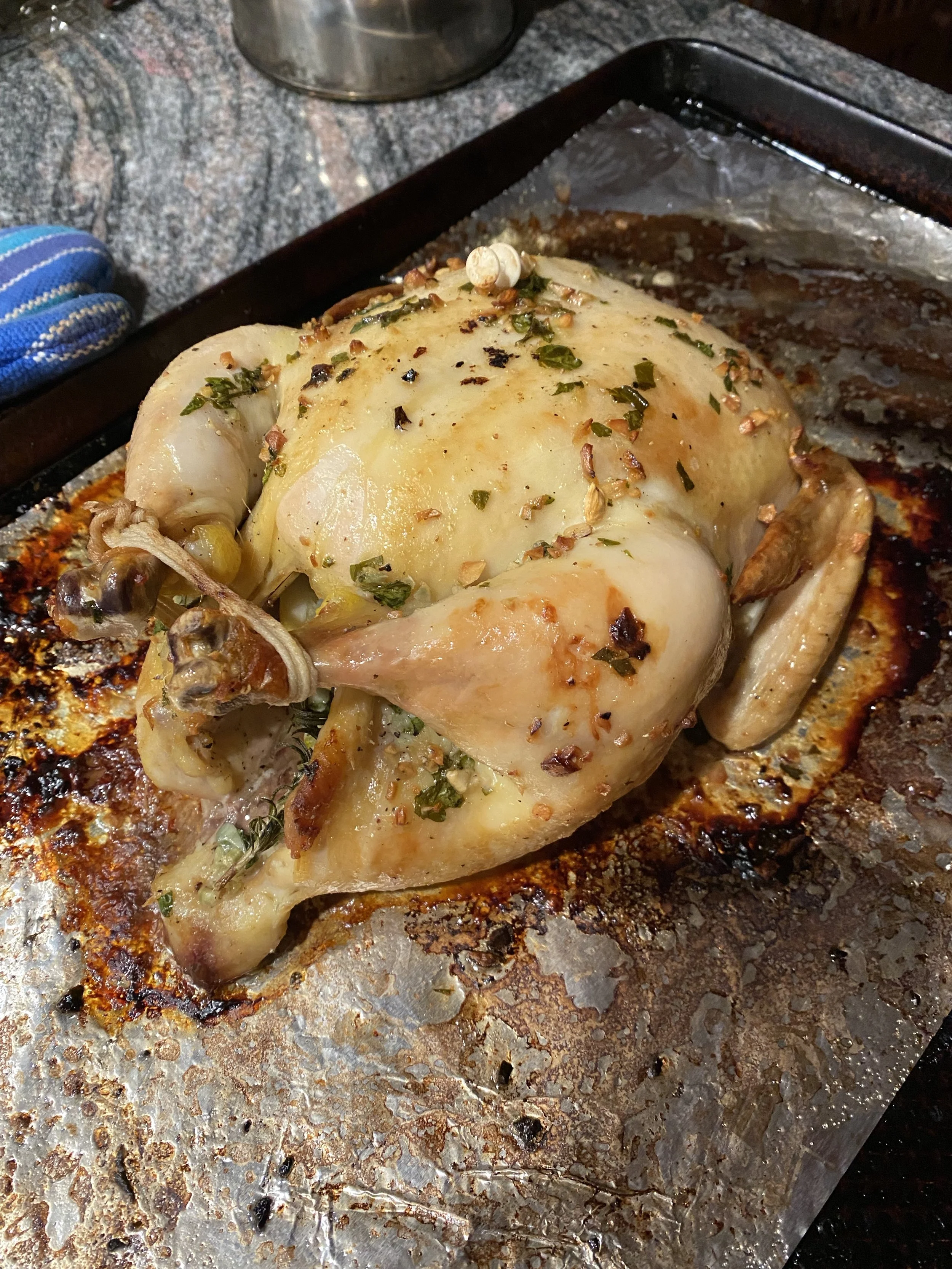 Recipes: Roasted Chicken &amp; Smashed Potatoes
