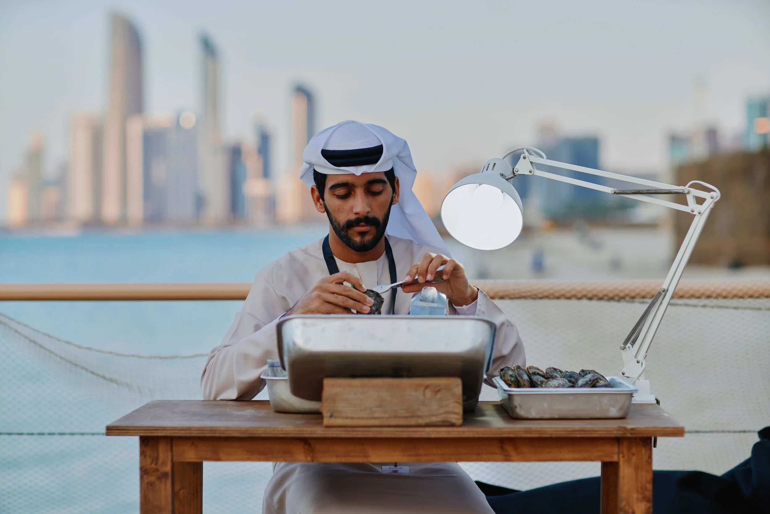 'The [contemporary] pearler', Abu Dhabi.  Personal work, 2024.