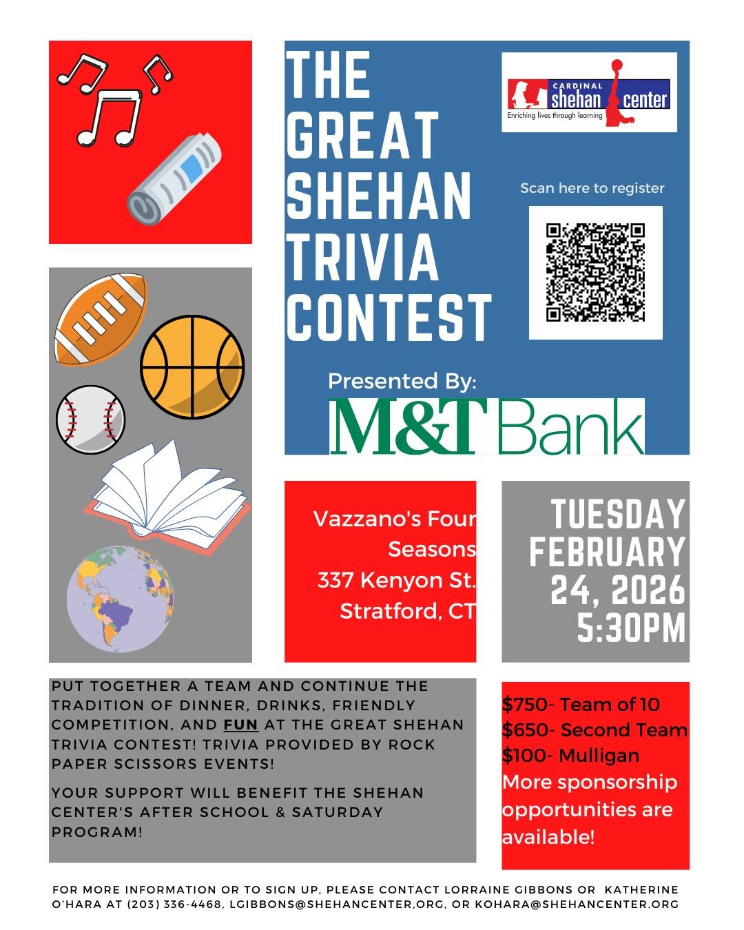 Cardinal Sheehan Fundraiser 