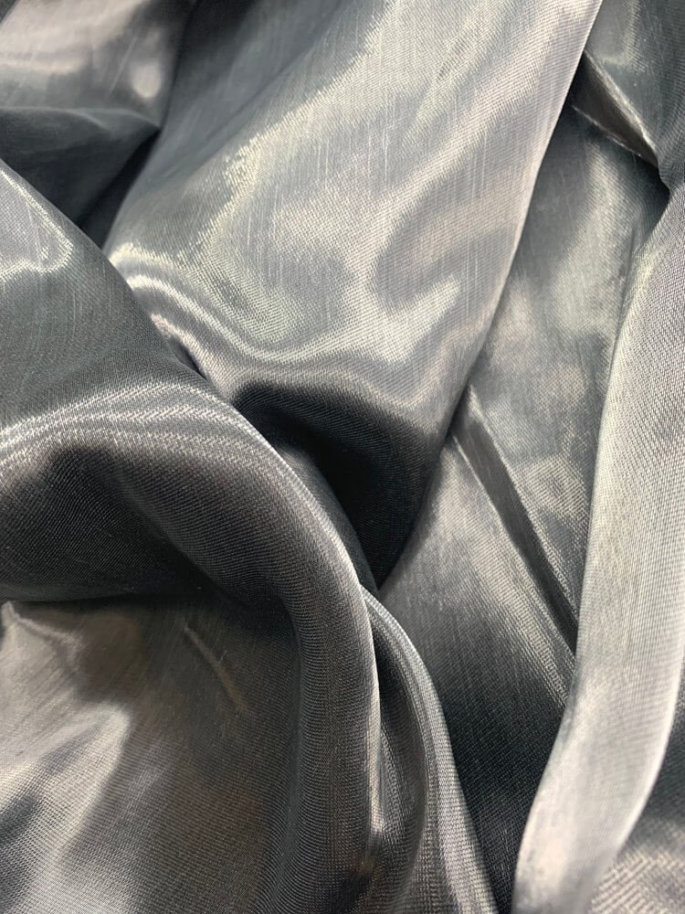 Silk water silk fabric black effect - drape