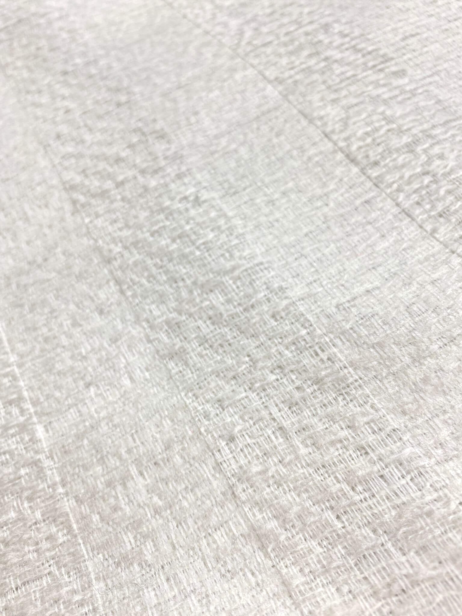 Tweed white herringbone fabric- zoom
