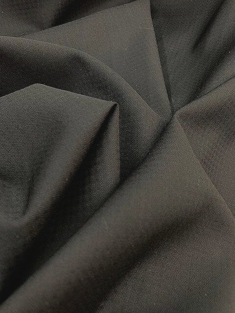 Laine nid d'abeille noir fabric - drape