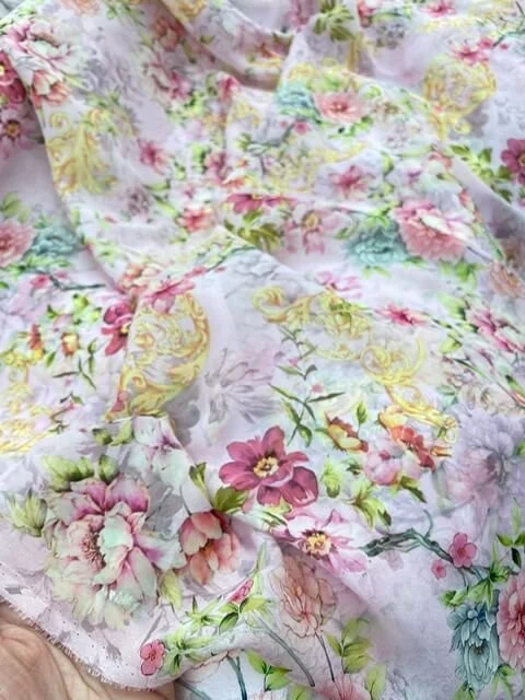 20 Feuilles Papier De Soie Fleurs Roses & Chats – 50×70 Cm – Emballage Cadeau DIY Romantique