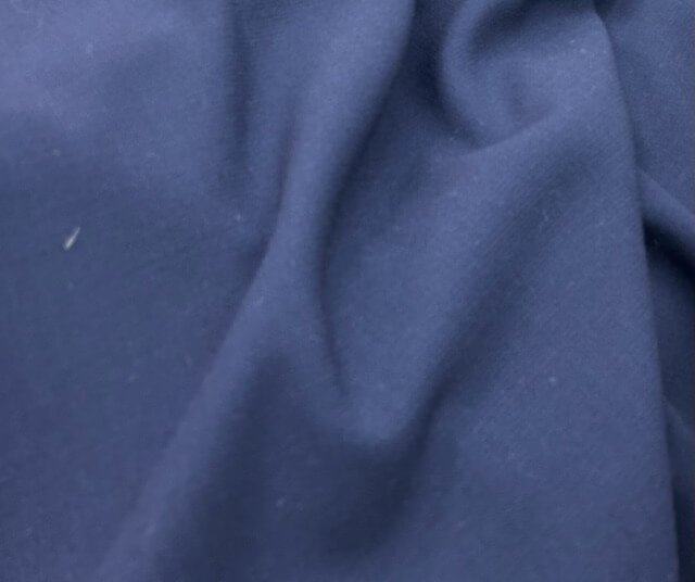 Tissu Crêpe Polyester Bleu Marine Soft Touch - Au Mètre, Largeur 44 Pouces (1.10m)