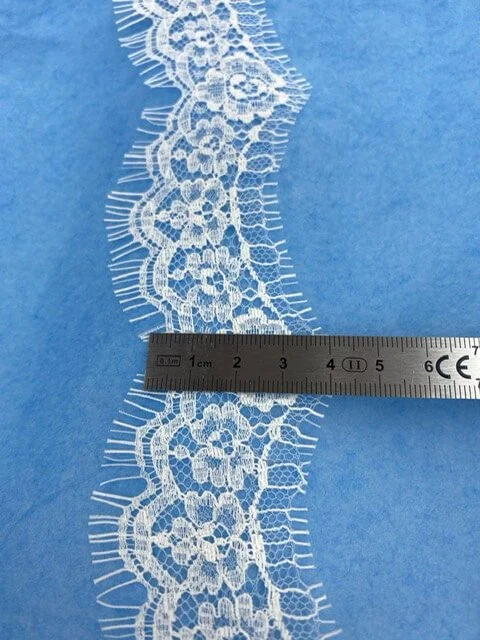 Dentelle De Calais En Coton écru - 4 Cm De Large - Vente Au Mètre