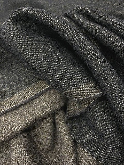 tissu Cachemire marron et noir réversible - envelopper