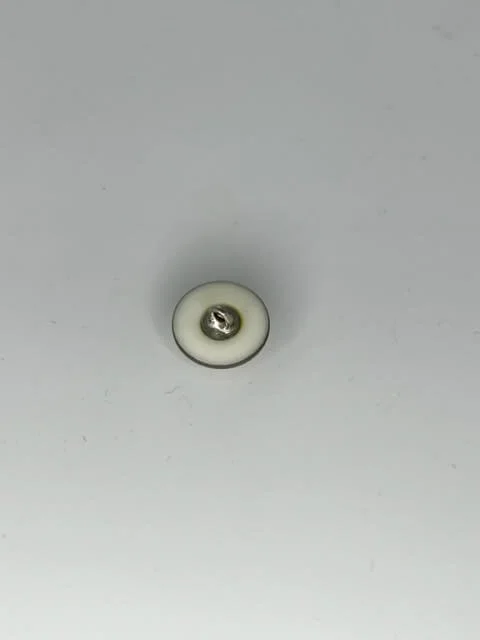 Medium metal sailor's button - back