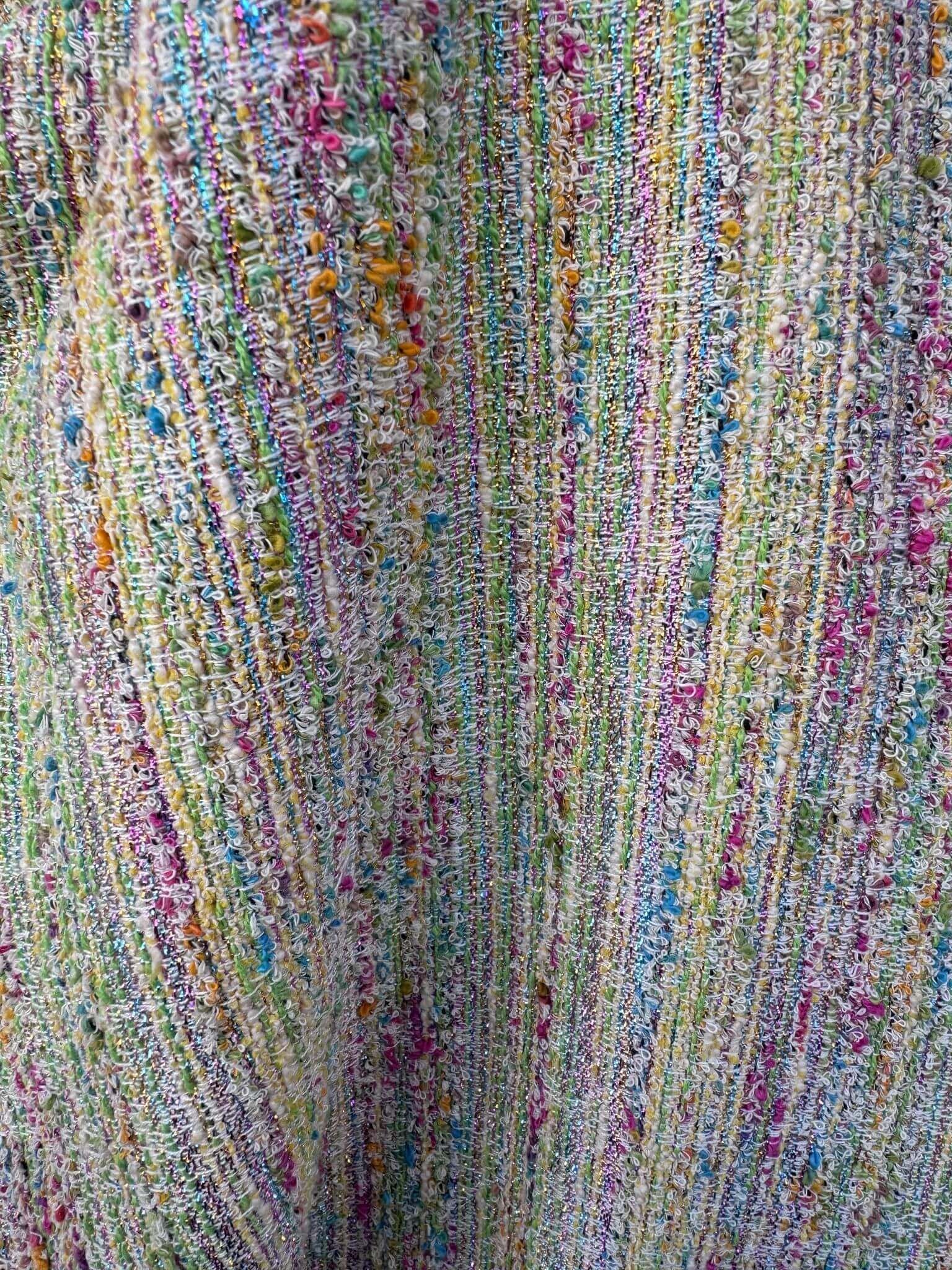 Tissu tweed multicolore-entier