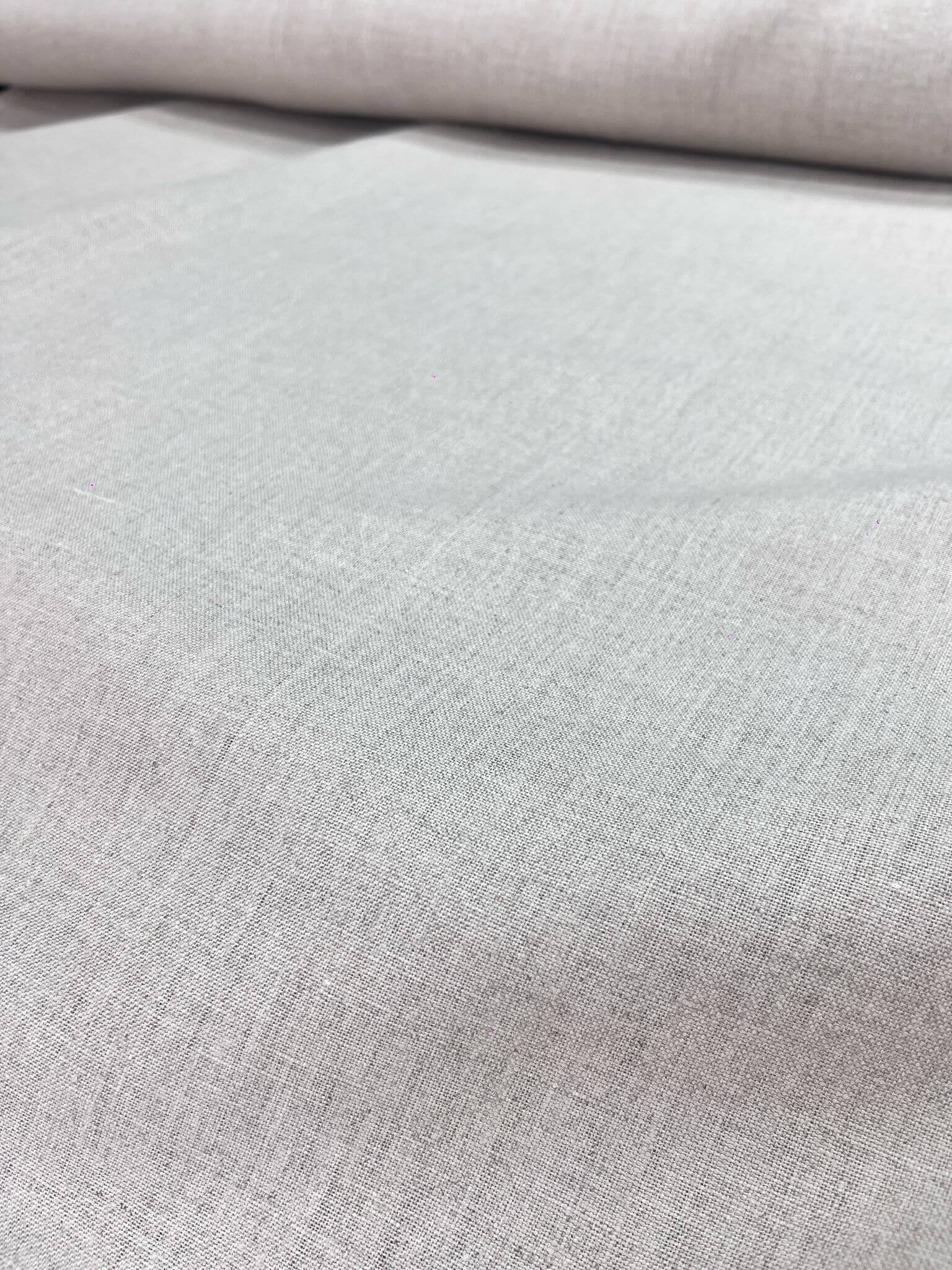 Tissu lin ficelle taupe-entier