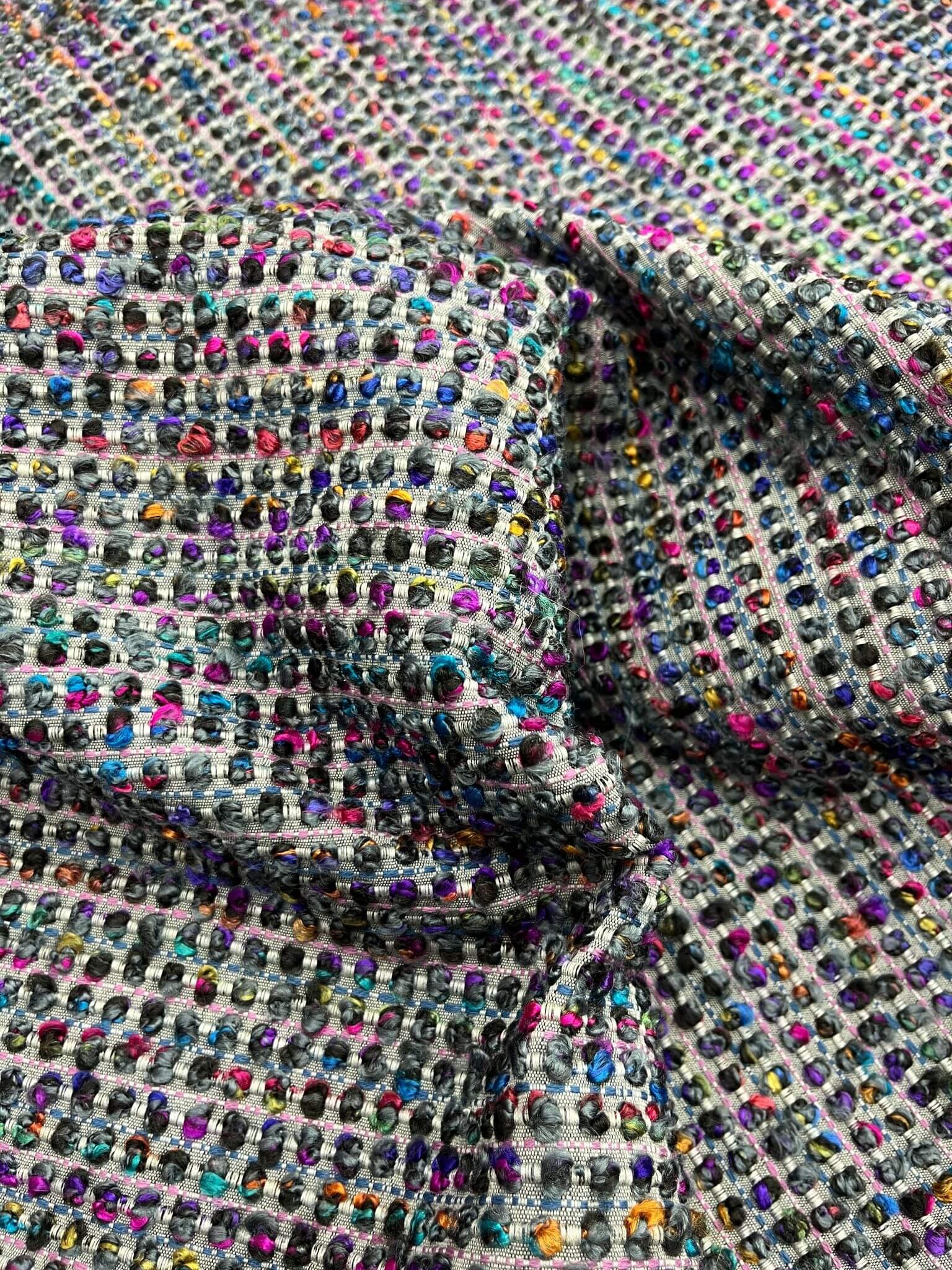 Tweed raide multicolor-entier