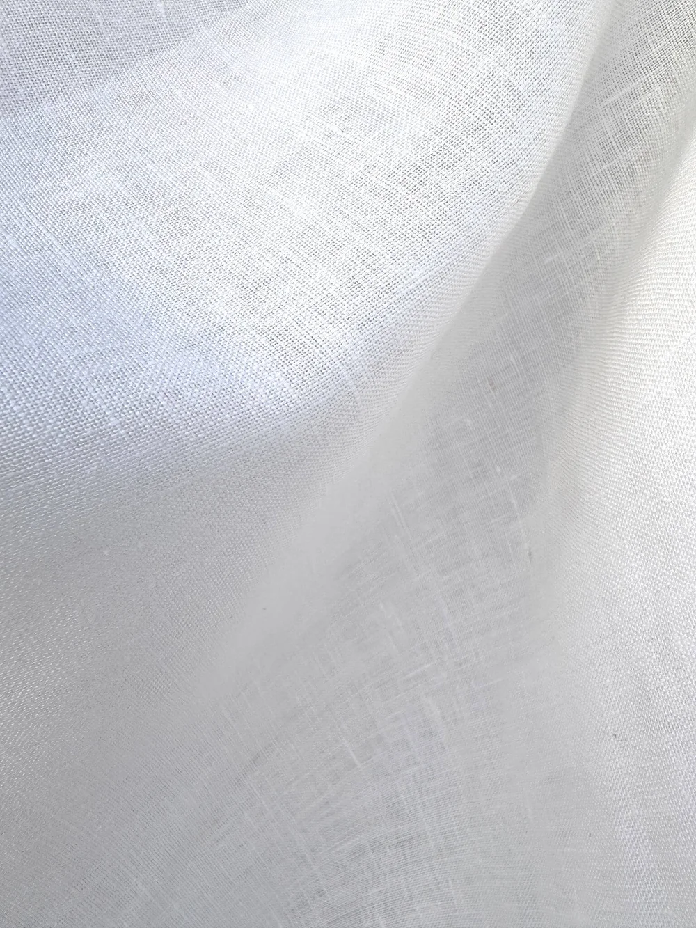 Tissu Airflow Blanc Ivoire 100% Polyester - 55 Pouces De Large, Vendu Au Mètre, Idéal Pour Vêtements Et Accessoires