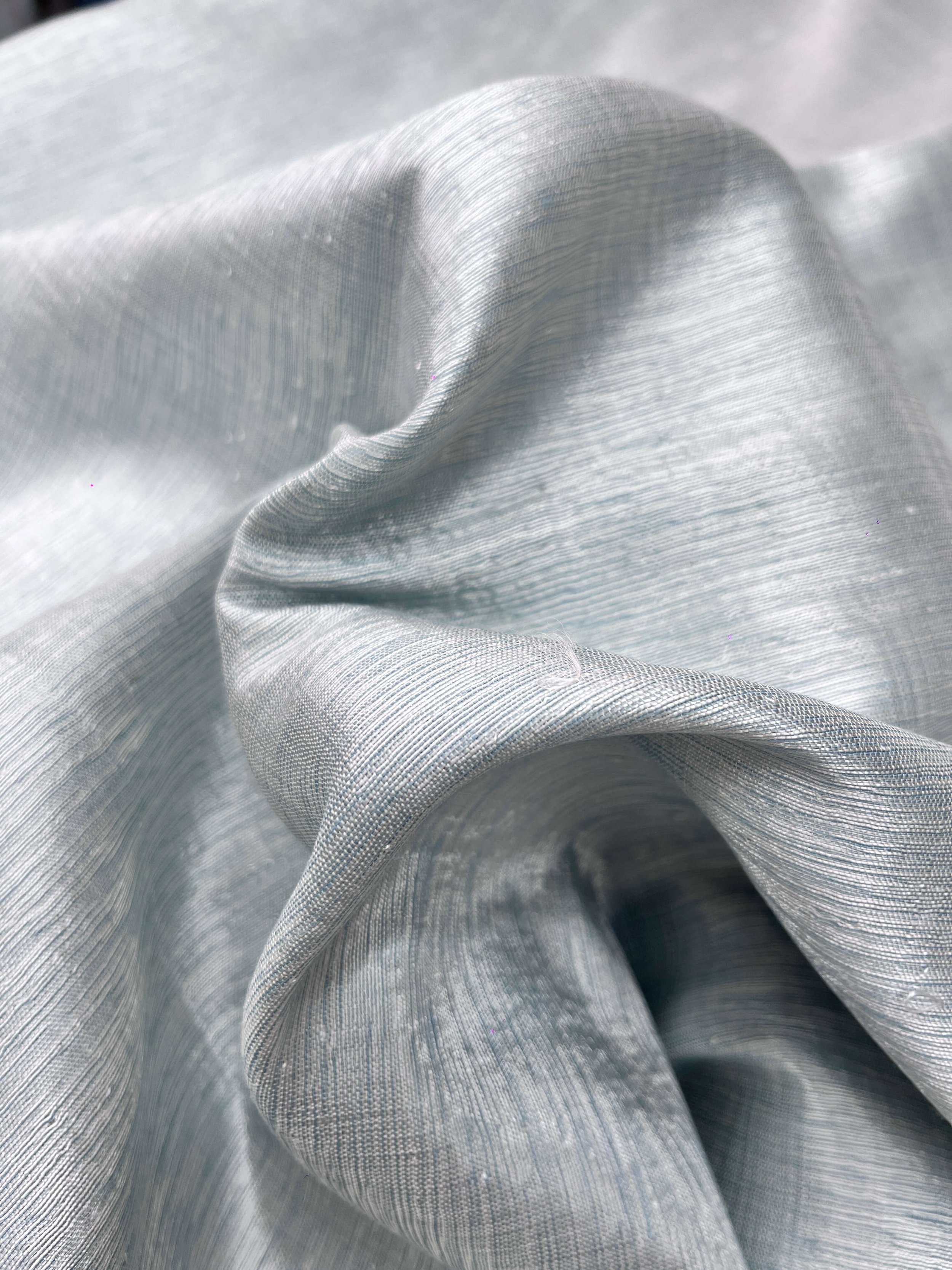 Soie sauvage Bleu Gris-relief