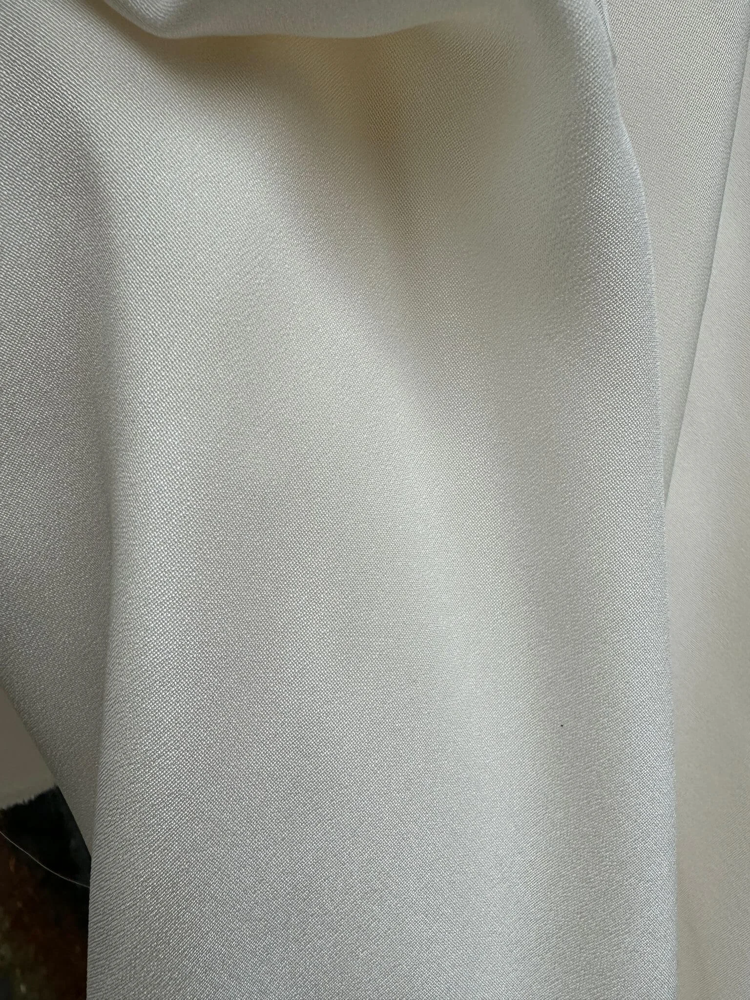 Tissu crepe de soie lourd-entier