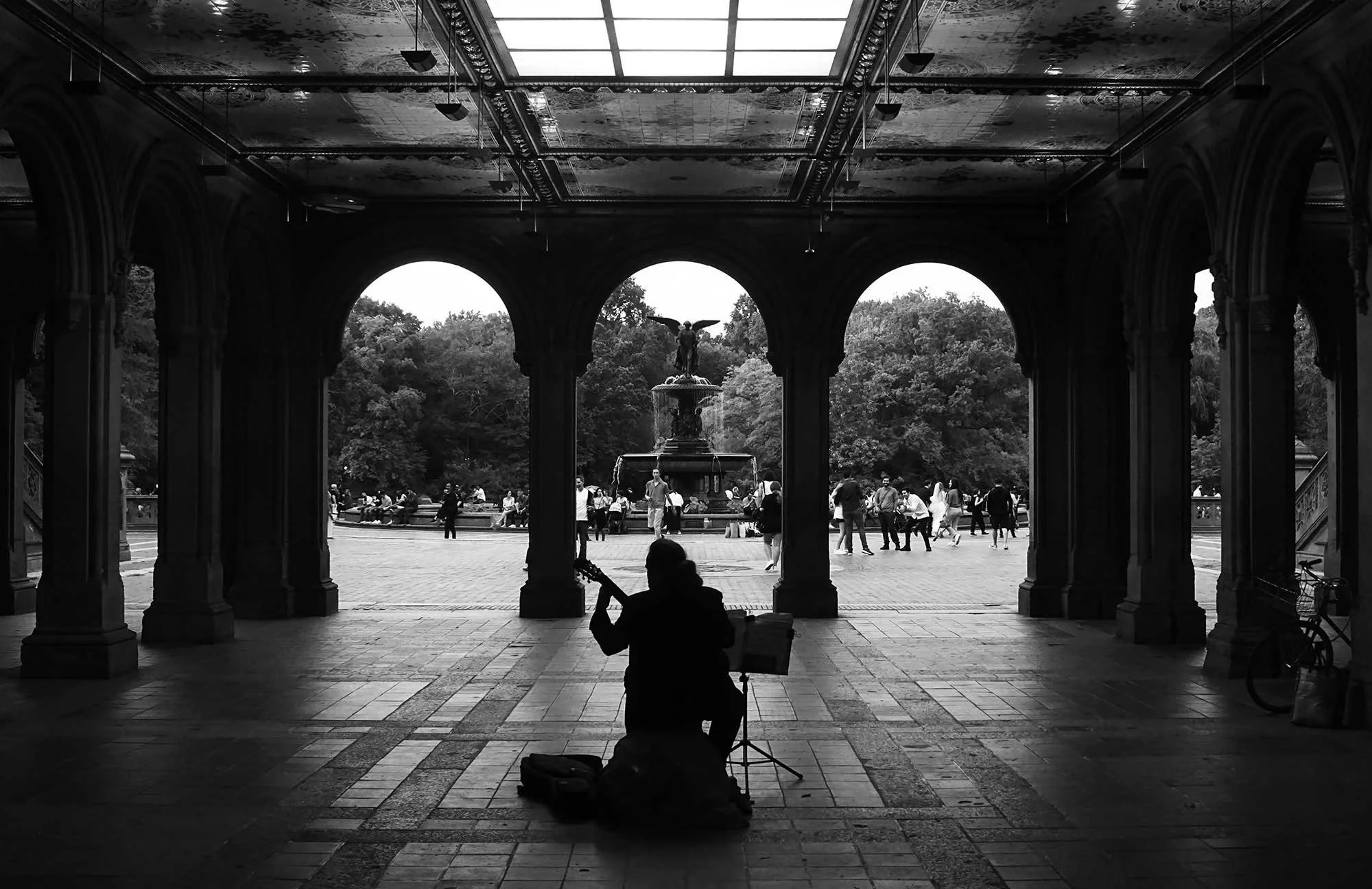 bethesda fountain, central park, NYC