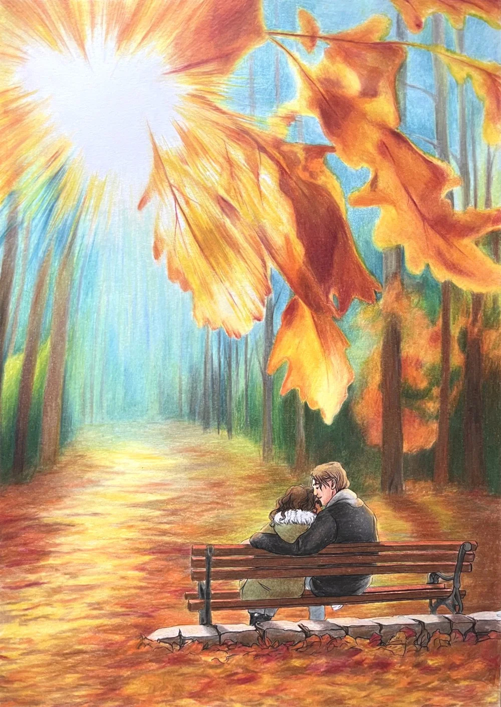 Personal work, Coloured pencils, 2022
