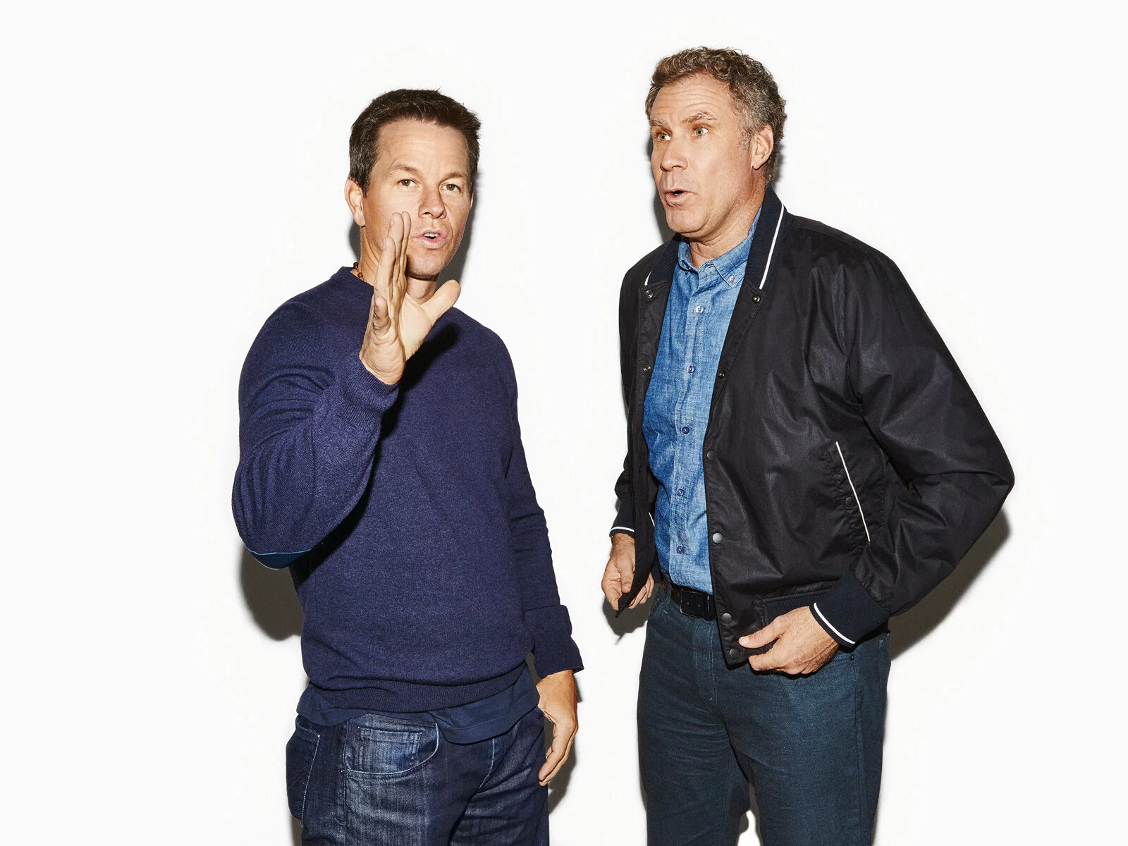 Mark Wahlberg and Will Ferrell for People