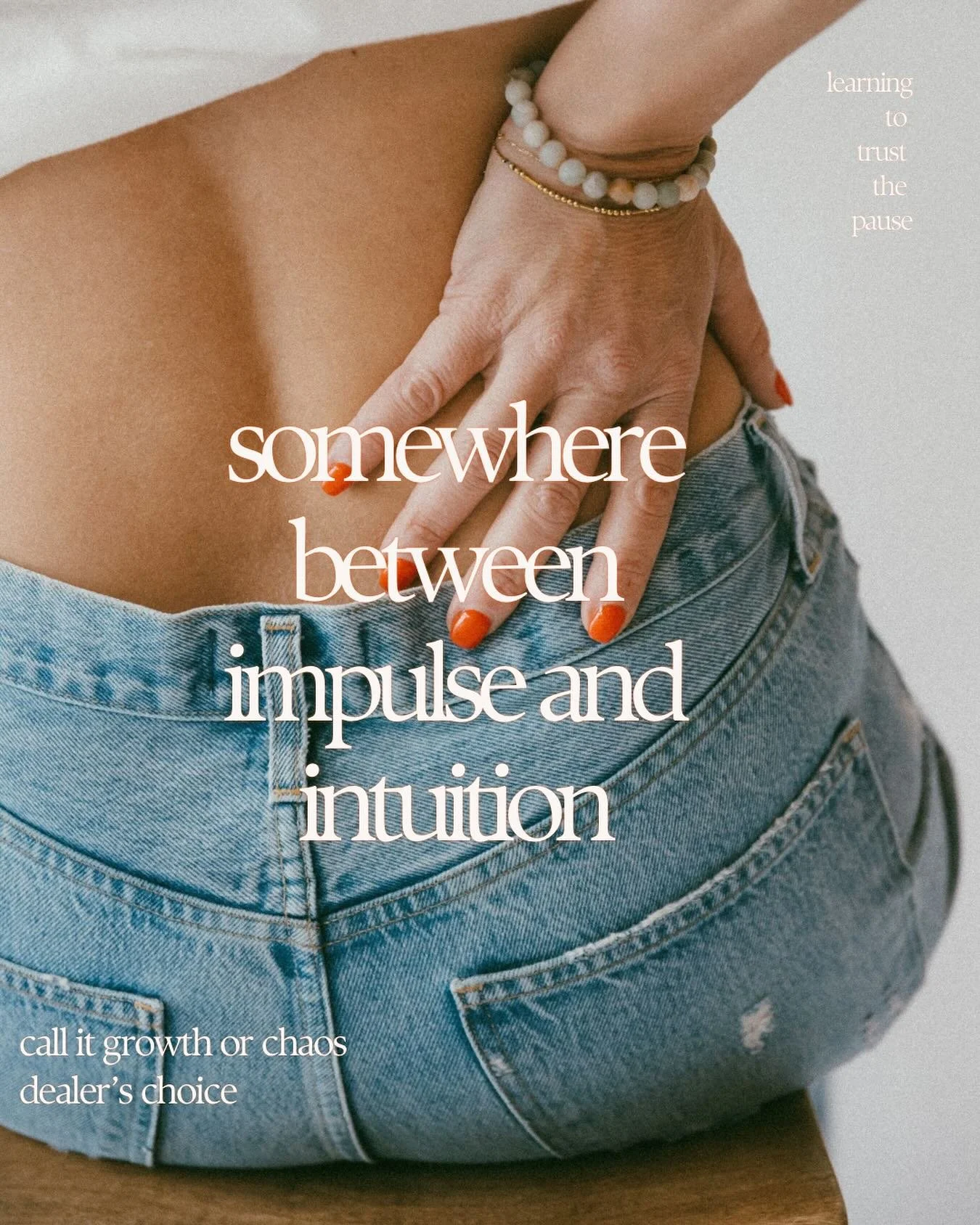 There&rsquo;s this funny space between 
ready and not yet. Where you swear you&rsquo;re waiting for a sign, but really you&rsquo;re just catching your breath.
It&rsquo;s not doubt. It&rsquo;s your gut asking for a second to recalibrate.
No big reveal