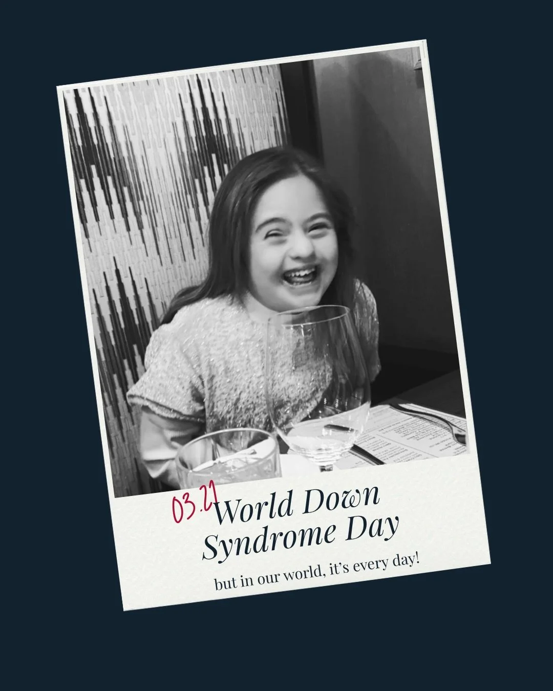Some people see a diagnosis.

I see the girl who made me softer, stronger, more patient, and more present.

She didn&rsquo;t come to change who she is.
She came to change how we see what matters.