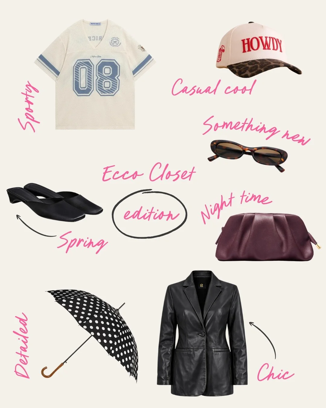 A week of getting dressed with a little more intention.

Monday, layers that actually work
Tuesday, color you wouldn&rsquo;t normally reach for
Wednesday, denim but not the way you&rsquo;ve been wearing it
Thursday, one small detail that changes ever