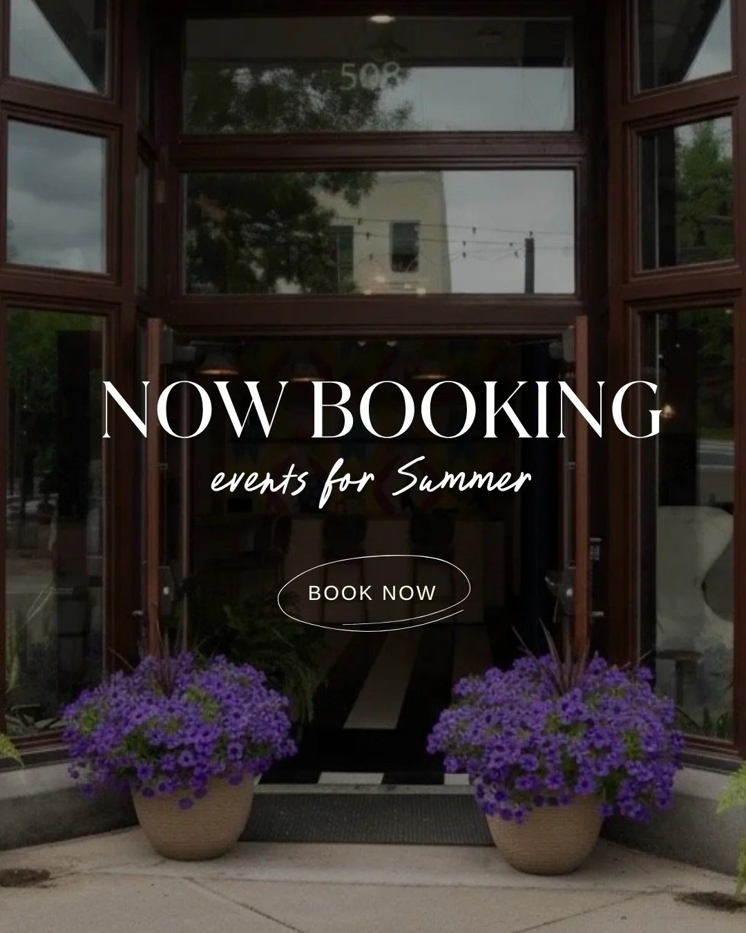 Your next event deserves a space that feels elevated, intimate, and completely customizable. ✨

Now booking for May + June events for just $250:
- 4 hours of private event space
- $50 every hour extra 
- Full access to the venue
- Outside food + beve