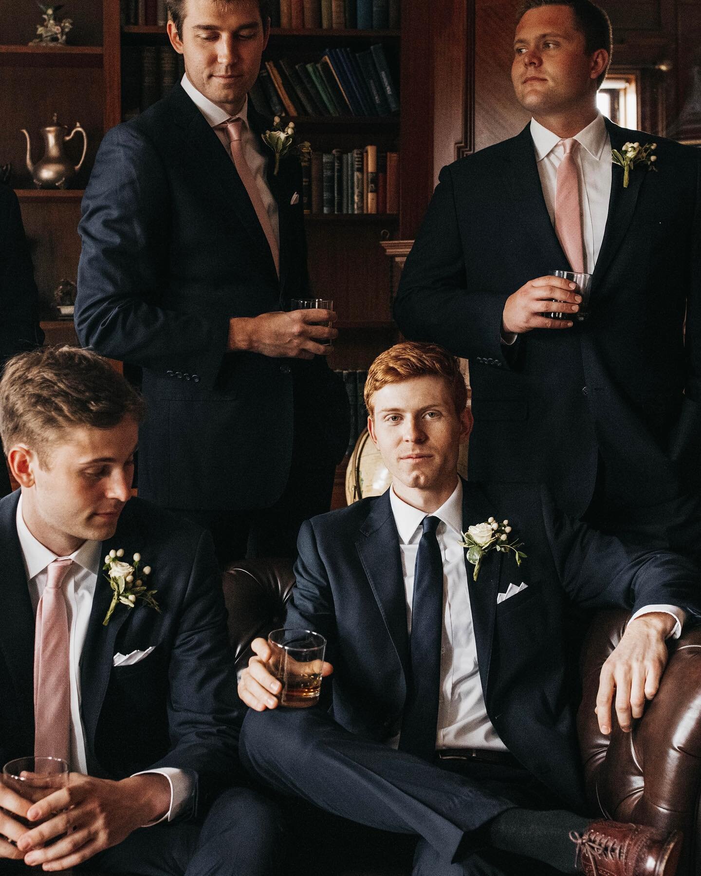 These groomsmen knew the assignment. 

#downtonabbey #vibes #groom #groomsmen #maywedding 

@eventsatfelt