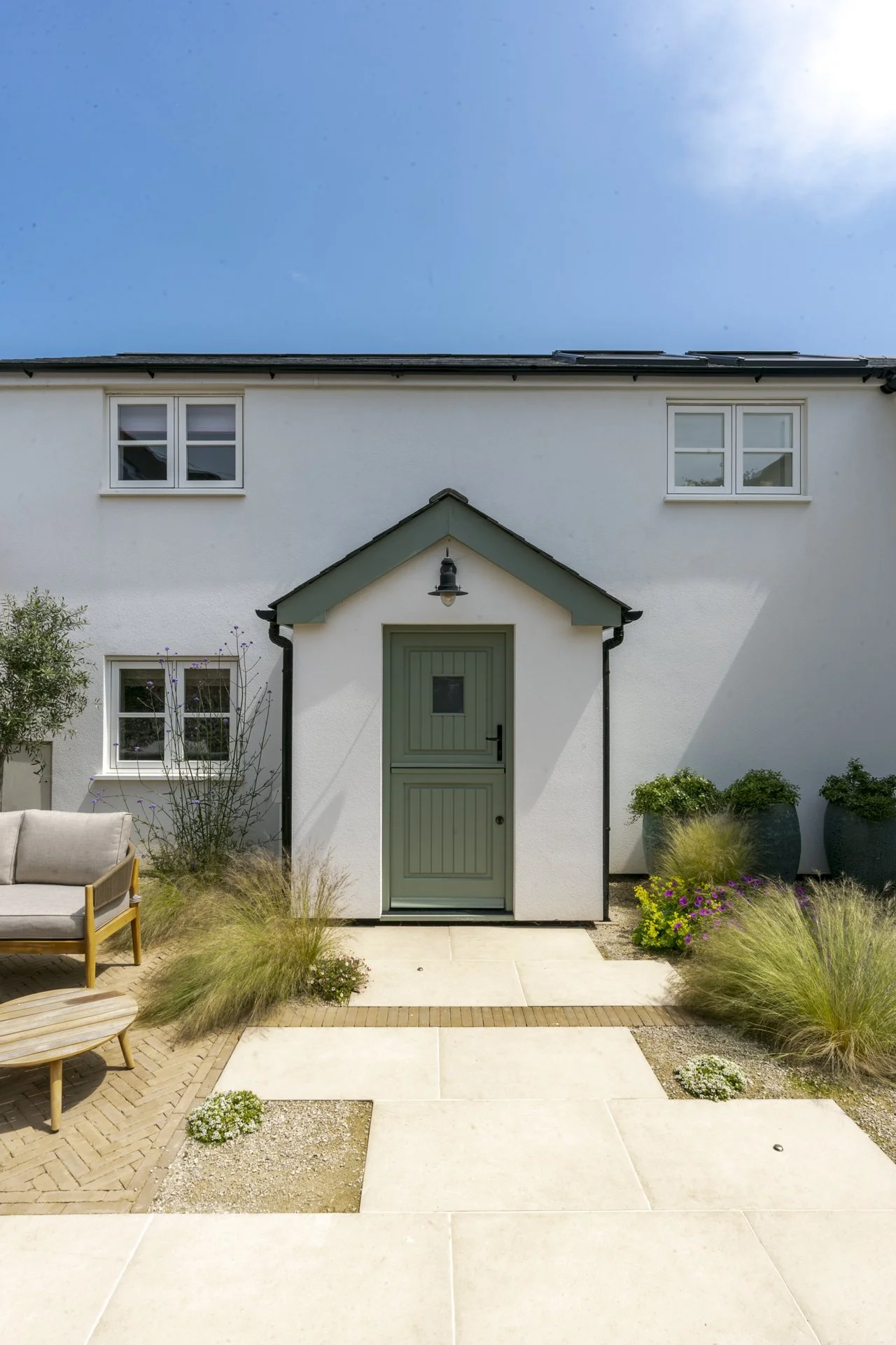 kerb appeal, coastal cottage front garden