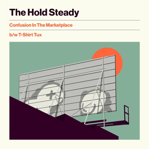 The Hold Steady, Confusion In The Marketplace b/w T-Shirt Tux