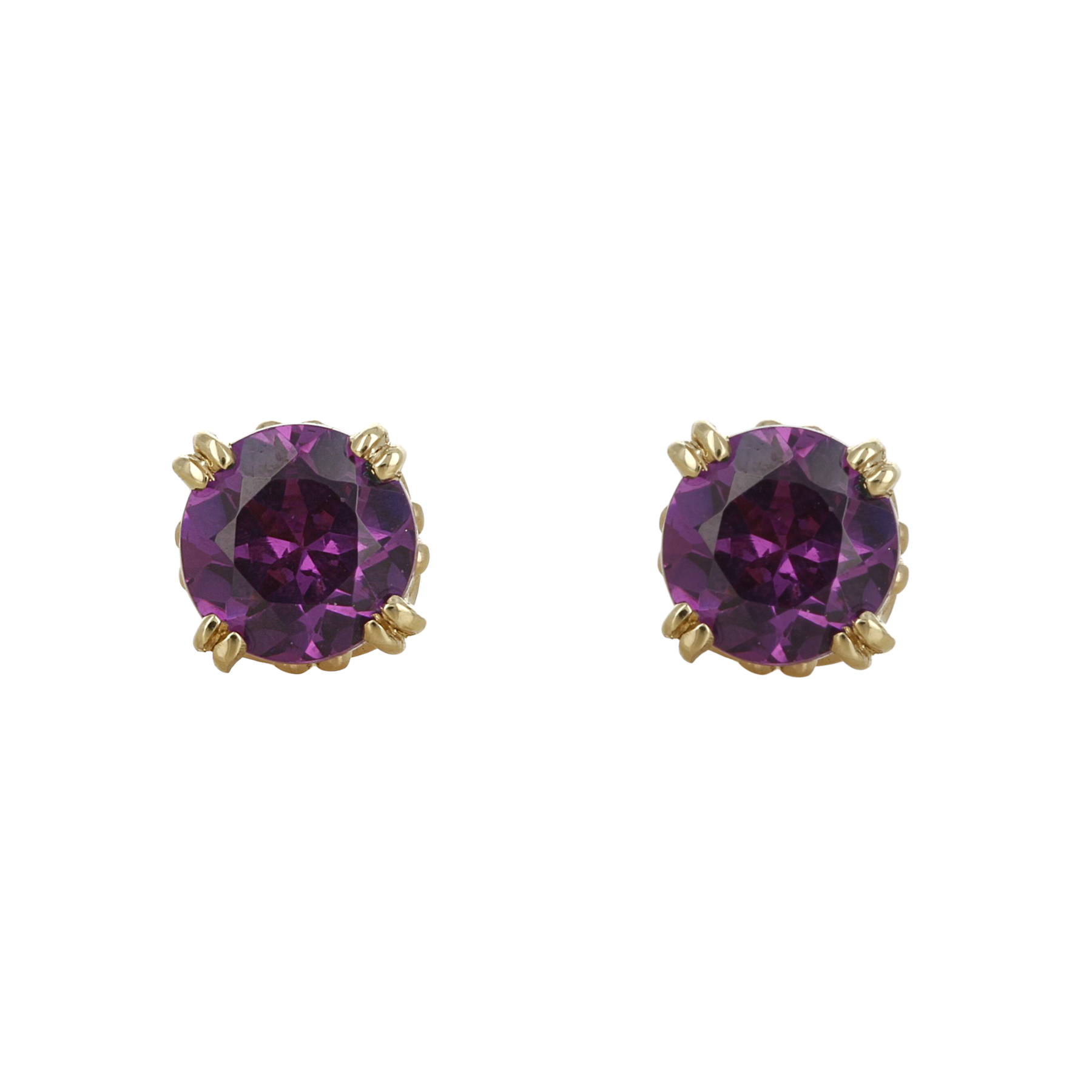 Bella Grape Stud Earrings — FireWorks Gallery