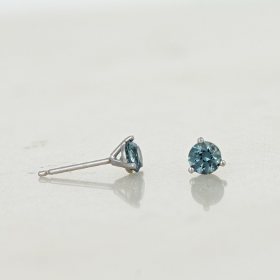 Montana Sapphire Stud Earrings | Birthstone Fine Jewelry | Alexis Russell