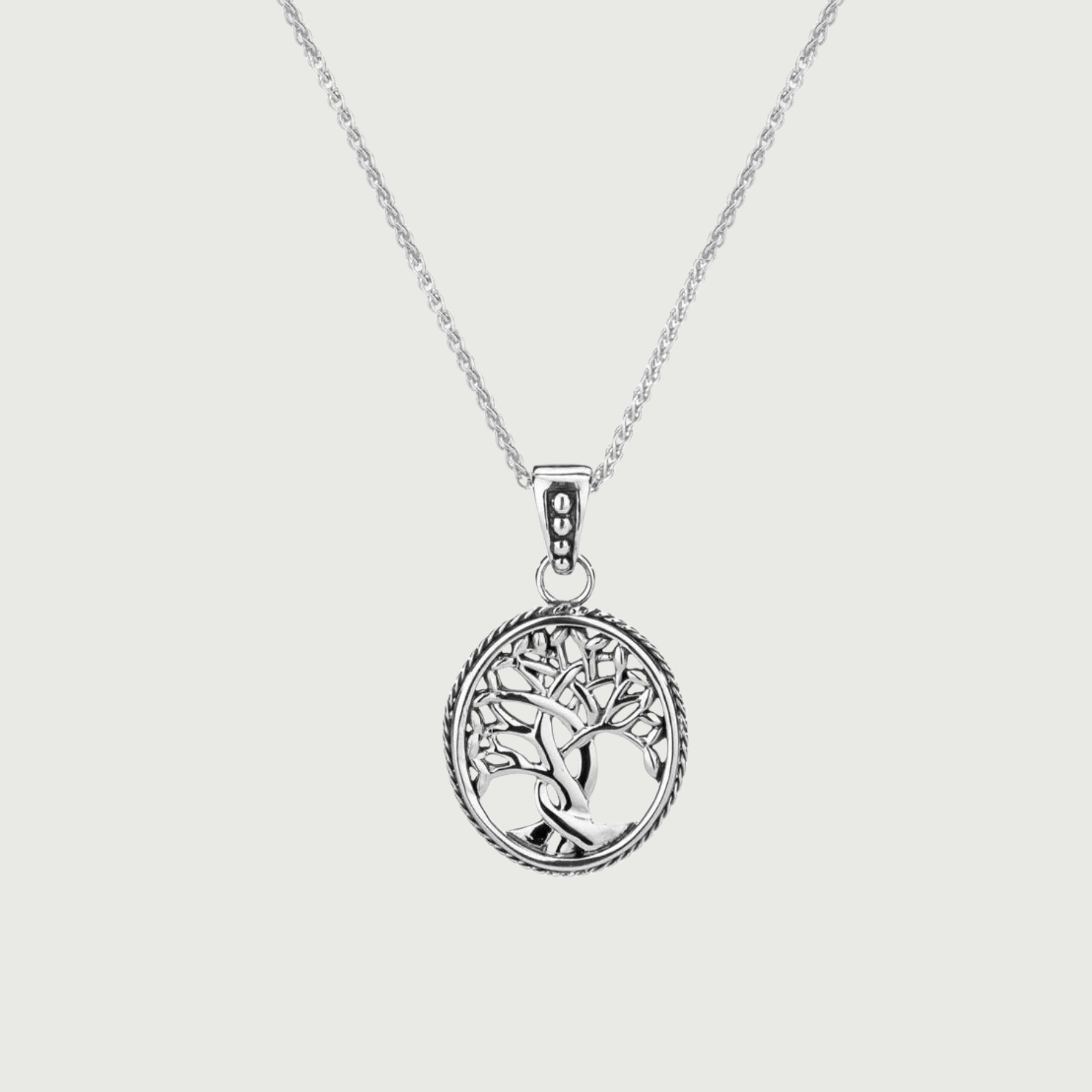 sterling silver tree of life pendant necklace