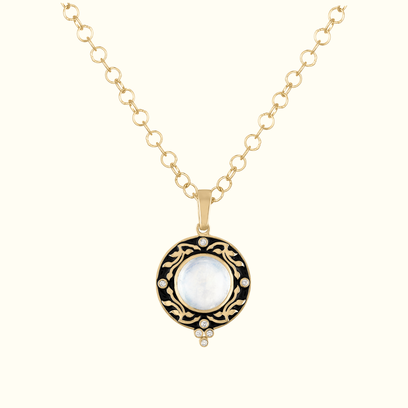 667-11146 MAGDALENA 14ky moonstone .06ct dia black enamel pend LORIANN.png