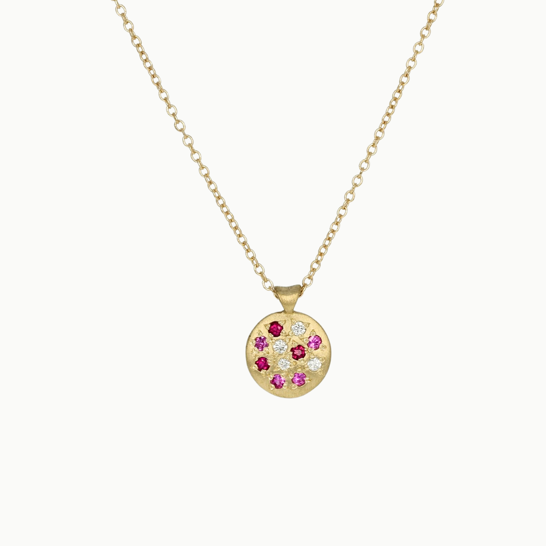 18k Tidal Pool Ruby Necklace
