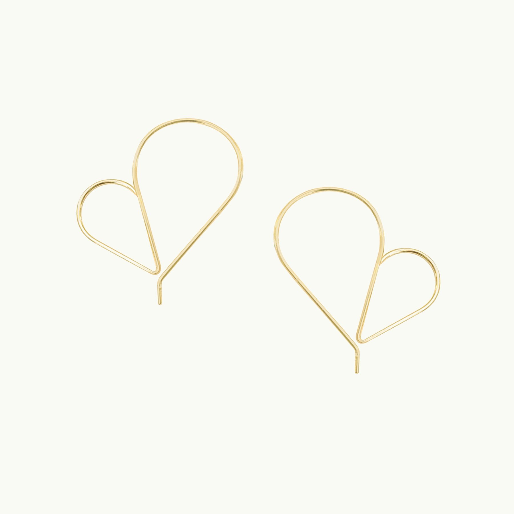 sterling silver gold plate Aurora hoop earrings