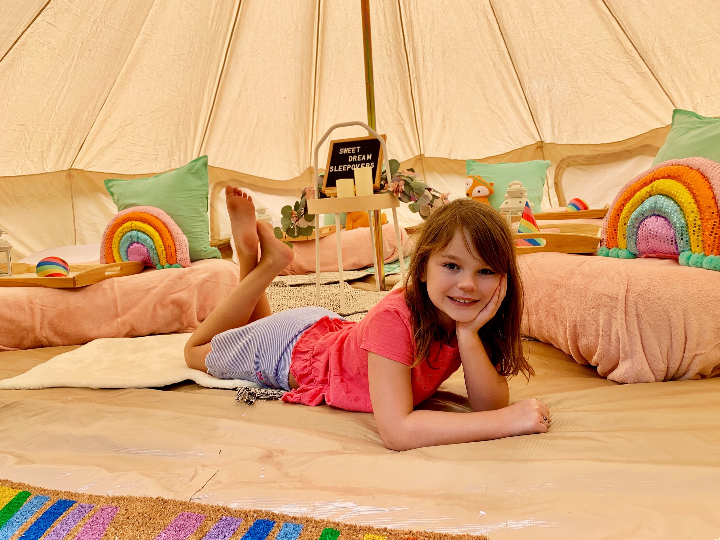 Sleepover Party Tent Rentals for Kids – sweet mitten dreams