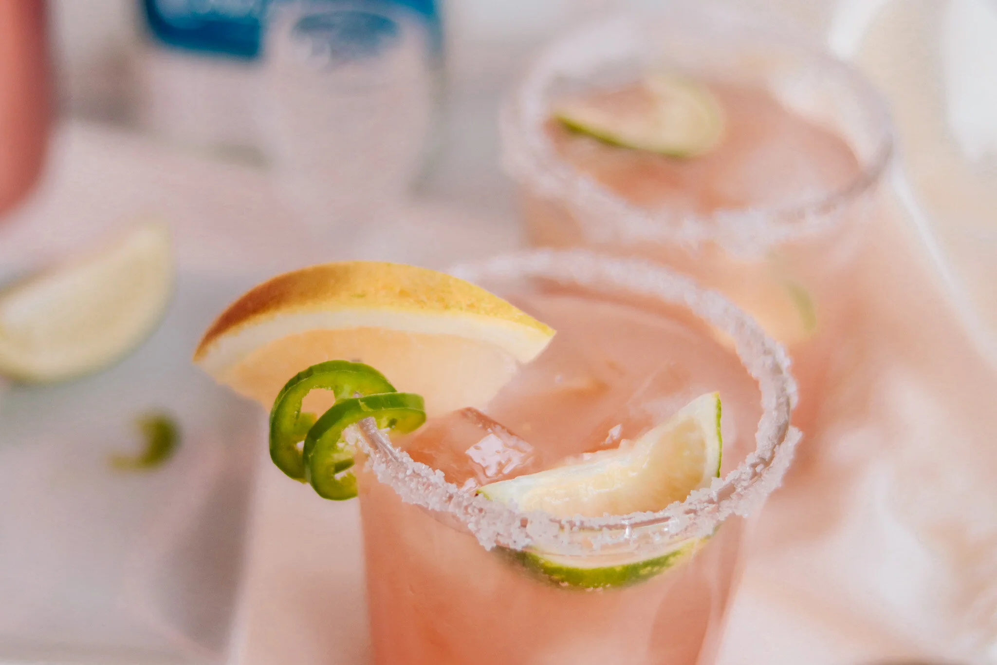 The Best Spicy Grapefruit Margarita
